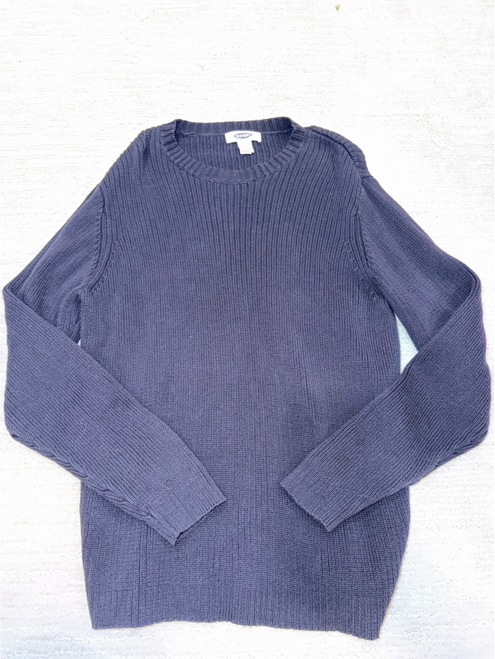 Old Navy blue ribbed sweater